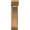 Ekena Millwork Thorton Slat Rough Sawn Bracket w/ Offset Brace, Western Red Cedar, 6"W x 18"D x 26"H BKT0604X18X26THR06RWR - alternate 3